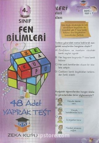 4. Sınıf Fen Bilimleri Yaprak Test (48 Adet)