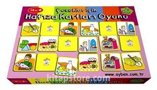 Çocuklar İçin Hafıza Kartları Oyunu (18 Ay)