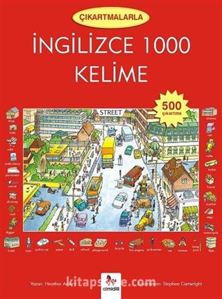 Çıkartmalarla İngilizce 1000 Kelime (500 Çıkartma)