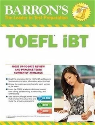 Barron's TOEFL IBT With Cd-Rom and Mp3 Audio CDs, 15th Edition