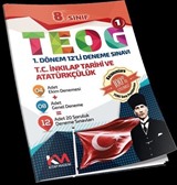 8. Sınıf T.C. İnkılap Tarihi ve Atatürkçülük Teog 1 1.Dönem 12'li Deneme Sınavı