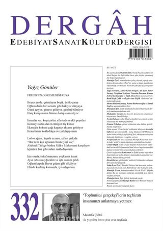 Dergah Edebiyat Sanat Kültür Dergisi Sayı 332 Ekim 2017