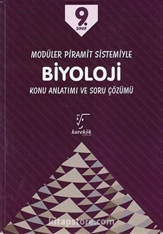 9. Sınıf Biyoloji Konu Anlatımı ve Soru Çözümü (Modüler Piramit Sistemiyle)