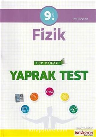 9. Sınıf Fizik Çek Kopar Yaprak Test