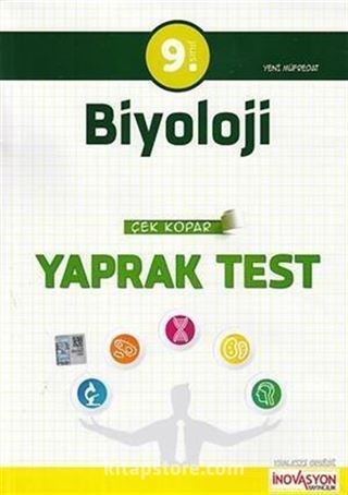 9. Sınıf Biyoloji Çek Kopar Yaprak Test