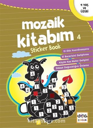 Mozaik Kitabım 4 Sticker Book