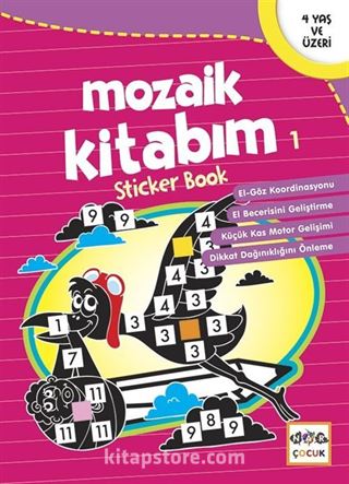 Mozaik Kitabım 1 Sticker Book