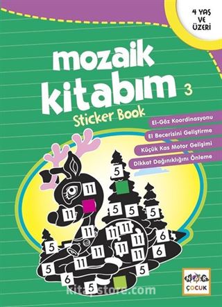 Mozaik Kitabım 3 Sticker Book