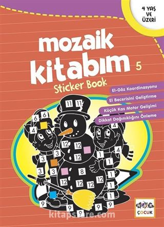 Mozaik Kitabım 5 Sticker Book