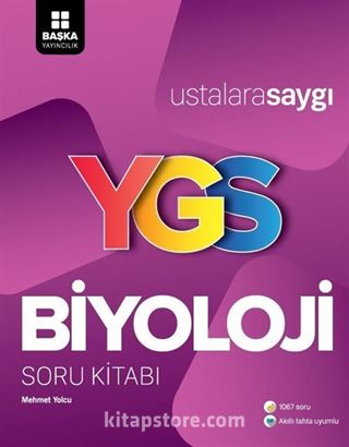 YGS Biyoloji Soru Kitabı Ustalara Saygı