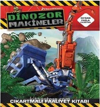 Dinazor Makineler / Çıkartmalı Faaliyet Kitabı