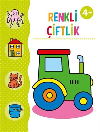 Renkli Çiftlik Boyama Kitabı (4+ Yaş)