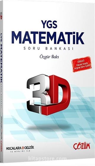 3D YGS Matematik Soru Bankası