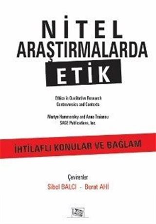 Nitel Araştırmalarda Etik