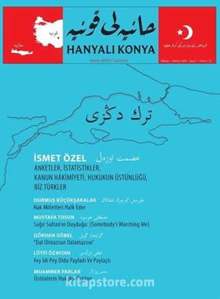 Hanyalı Konya Yıl :1 Sayı:3