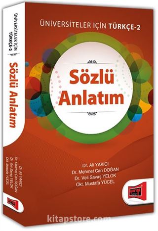 Sözlü Anlatım Üniversiteler İçin Türkçe 2