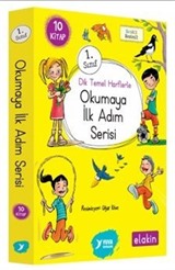 Dik Temel Harflerle Okumaya İlk Adım Serisi (10 Kitaplık Set)