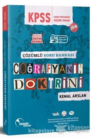 2018 KPSS Coğrafyanın Doktrini Çözümlü Soru Bankası