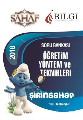 2018 KPSS Eğitim Bilimleri Şirinsahaf Öğretim Yöntem ve Teknikleri Tamamı Çözümlü Soru Bankası