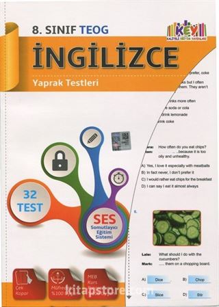 8. Sınıf İngilizce Yaprak Testleri