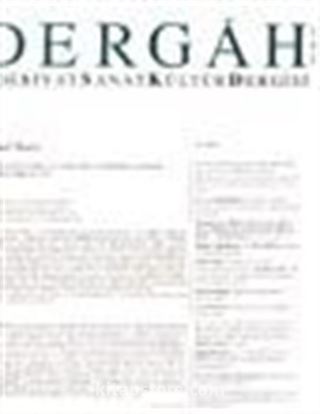 Dergah Edebiyat Sanat Kültür Dergisi / Şubat 2002 - Sayı 145