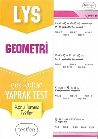 LYS Geometri Konu Tarama Yaprak Testleri