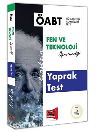 2018 ÖABT Einstein Fen ve Teknoloji Öğretmenliği Yaprak Test