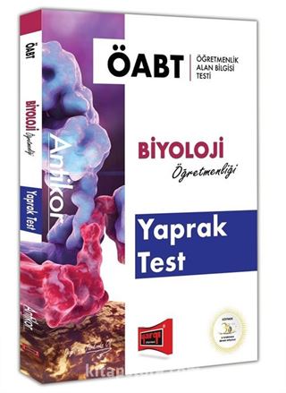 2018 ÖABT Antikor Biyoloji Öğretmenliği Yaprak Test