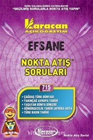 AÖF 4.Sınıf 7.Yarıyıl Türk Dili ve Edebiyatı Bölümü Nokta Atış Soruları Kod: 715