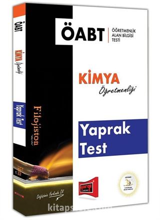 2018 ÖABT FilojistonKimya Öğretmenliği Yaprak Test