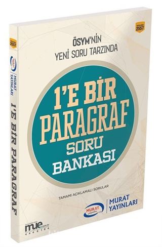 1'e Bir Paragraf Soru Bankası (2557)