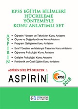 2018 KPSS Eğitim Bilimleri Hücreleme Yöntemiyle Konu Anlatımlı Set