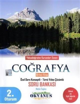 YKS Coğrafya 1. Kitap Özel Ders Konseptli Soru Bankası 2. Oturum