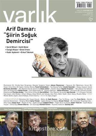 Varlık Aylık Edebiyat ve Kültür Dergisi Kasım 2017