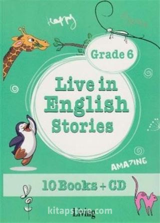 Live in English Stories Grade 6 (10 Books+Cd)