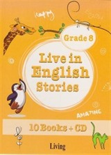 Live in English Stories Grade 8 (10 Books+Cd)