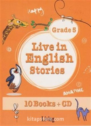 Live in English Stories Grade 5 (10 Books-Cd)