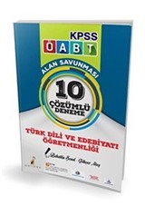 2018 KPSS ÖABT Türk Dili ve Edebiyatı Öğretmenliği Alan Savunması 10 Çözümlü Deneme