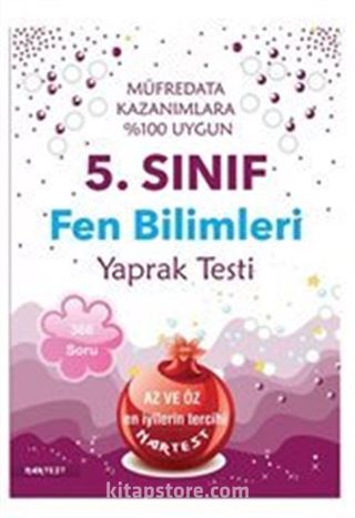 5. Sınıf Fen Bilimleri Yaprak Testi