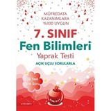 7. Sınıf Fen Bilimleri Yaprak Testi