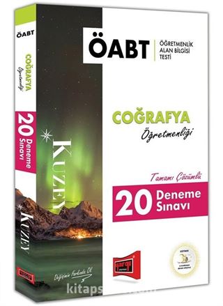 2018 ÖABT Kuzey Coğrafya Öğretmenliği Tamamı Çözümlü 20 Deneme Sınavı