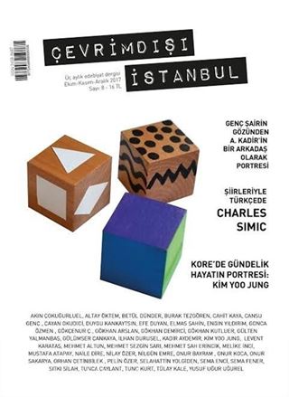 Çevrimdışı İstanbul İki Aylık Edebiyat Dergisi Sayı:8 Ekim-Kasım-Aralık 2017