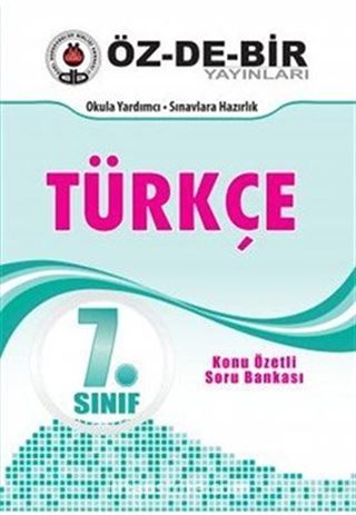 7. Sınıf Türkçe Konu Özetli Soru Bankası