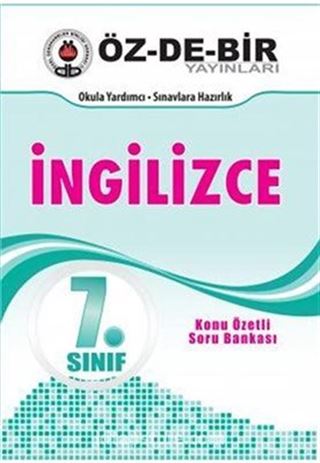 7. Sınıf İngilizce Konu Özetli Soru Bankası