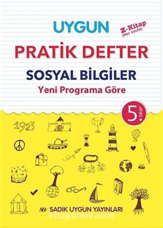 5. Sınıf Sosyal Bilgiler Pratik Defter (Yeni Programa Göre)