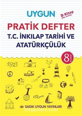 8. Sınıf T.C. İnkilap Tarihi ve Atatürkçülük Pratik Defter (Yeni Programa Göre)