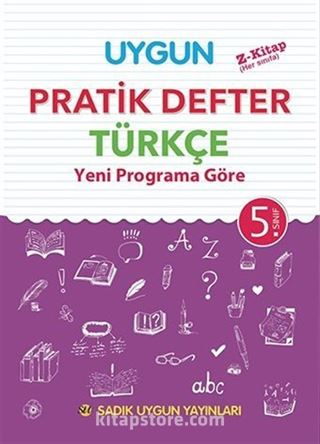 5. Sınıf Türkçe Pratik Defter (Yeni Programa Göre)