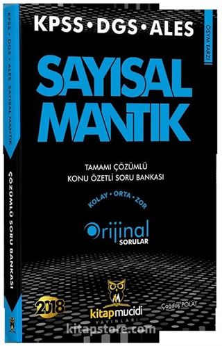 2018 KPSS DGS ALES Sayısal Mantık Tamamı Çözümlü Konu Özetli Soru Bankası