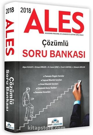 2018 Ales Çözümlü Soru Bankası