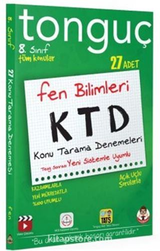 8. Sınıf Fen Bilimleri Konu Tarama Denemeleri